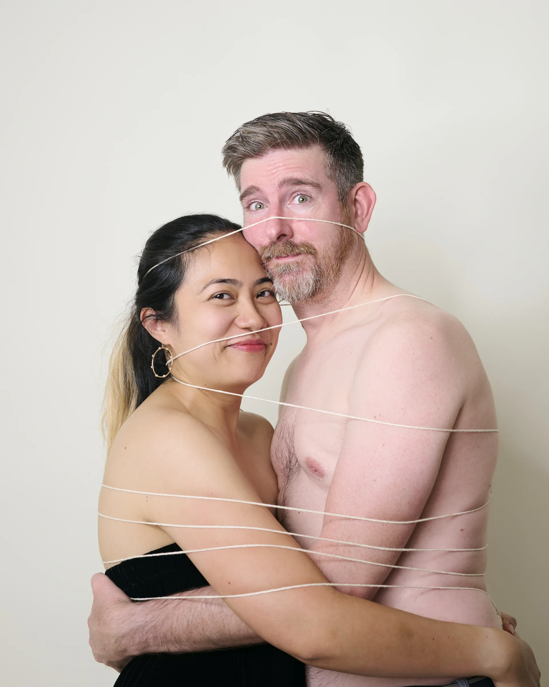 Conceptual couple portrait by Marie Feutrier
